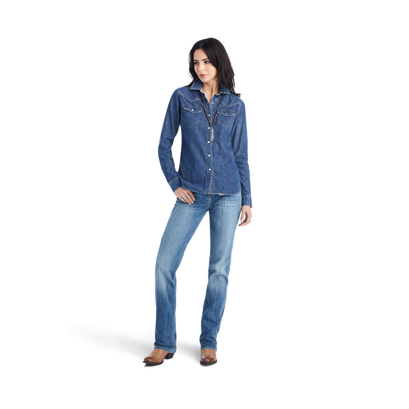 Ariat Denim Ladies Snap