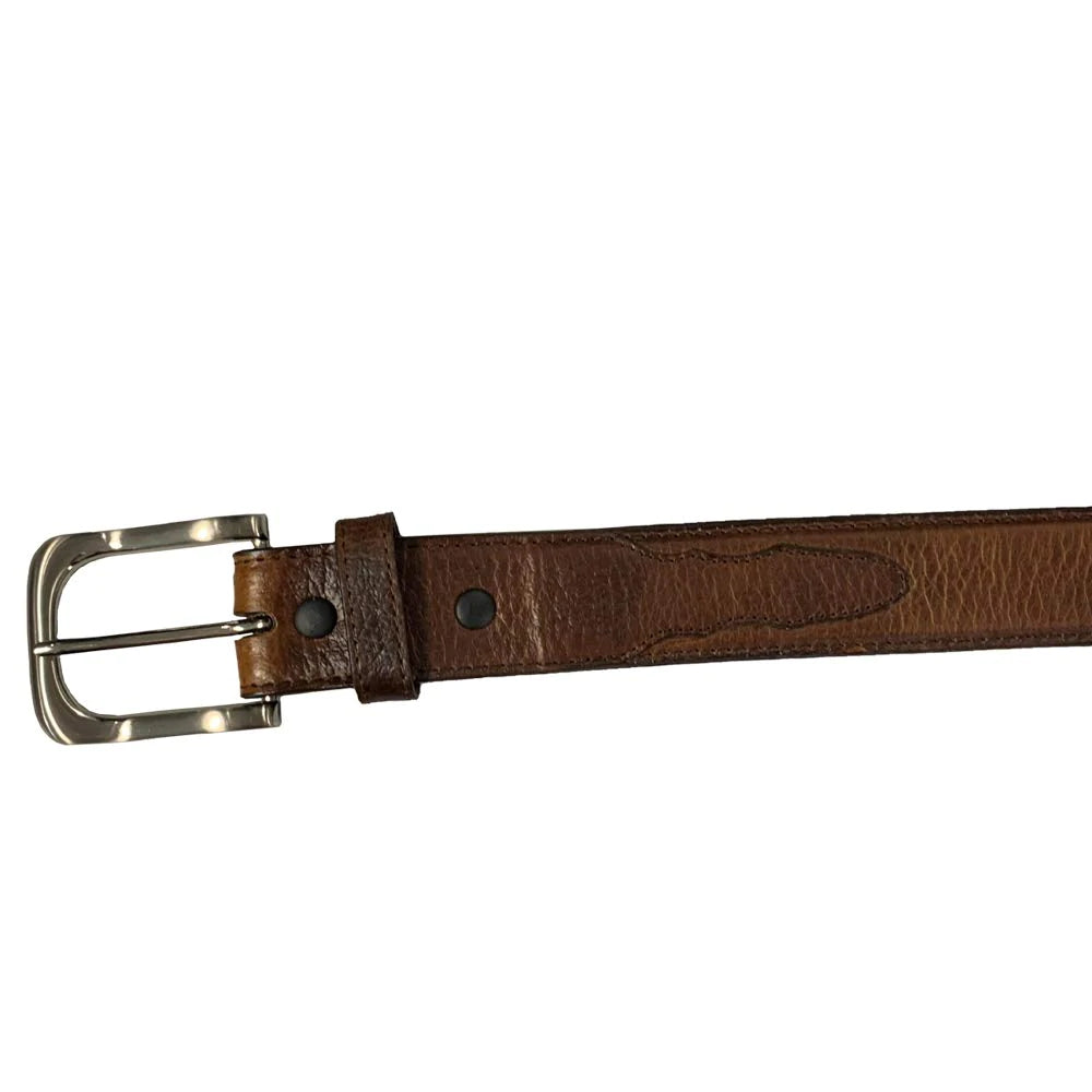 Twisted X Brown Pebble Distressed Belt