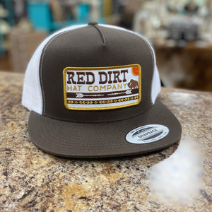 Red Dirt Brown Logo Trucker Cap