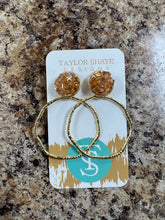 Load image into Gallery viewer, Taylor Shaye Glass Hoops