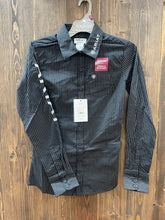 Load image into Gallery viewer, Women’s Kirby Silver Button Up Shirt