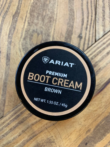 ARIAT PREMIUM  BOOT CREAM BROWN