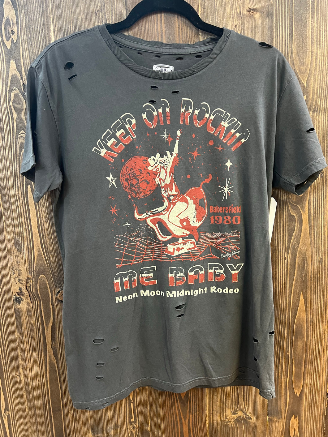 Keep On Rockin’ Me Baby Tee