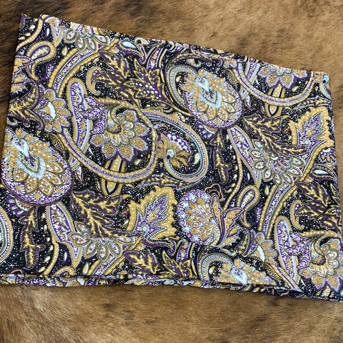 Paisley Navy/Brown Wild Rag