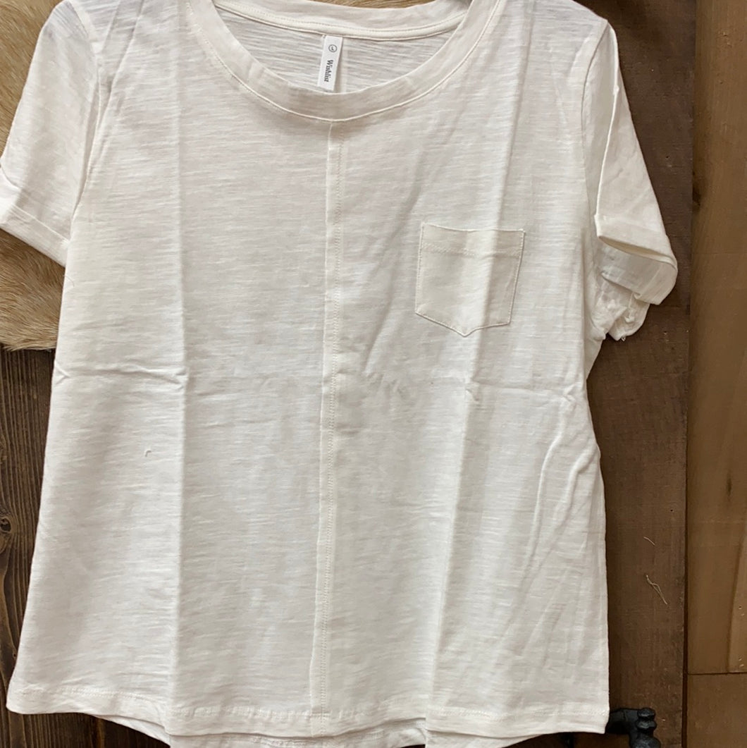 CHEST POCKET TEE