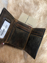 Load image into Gallery viewer, Twisted X Bomber Leather Trifold Wallet