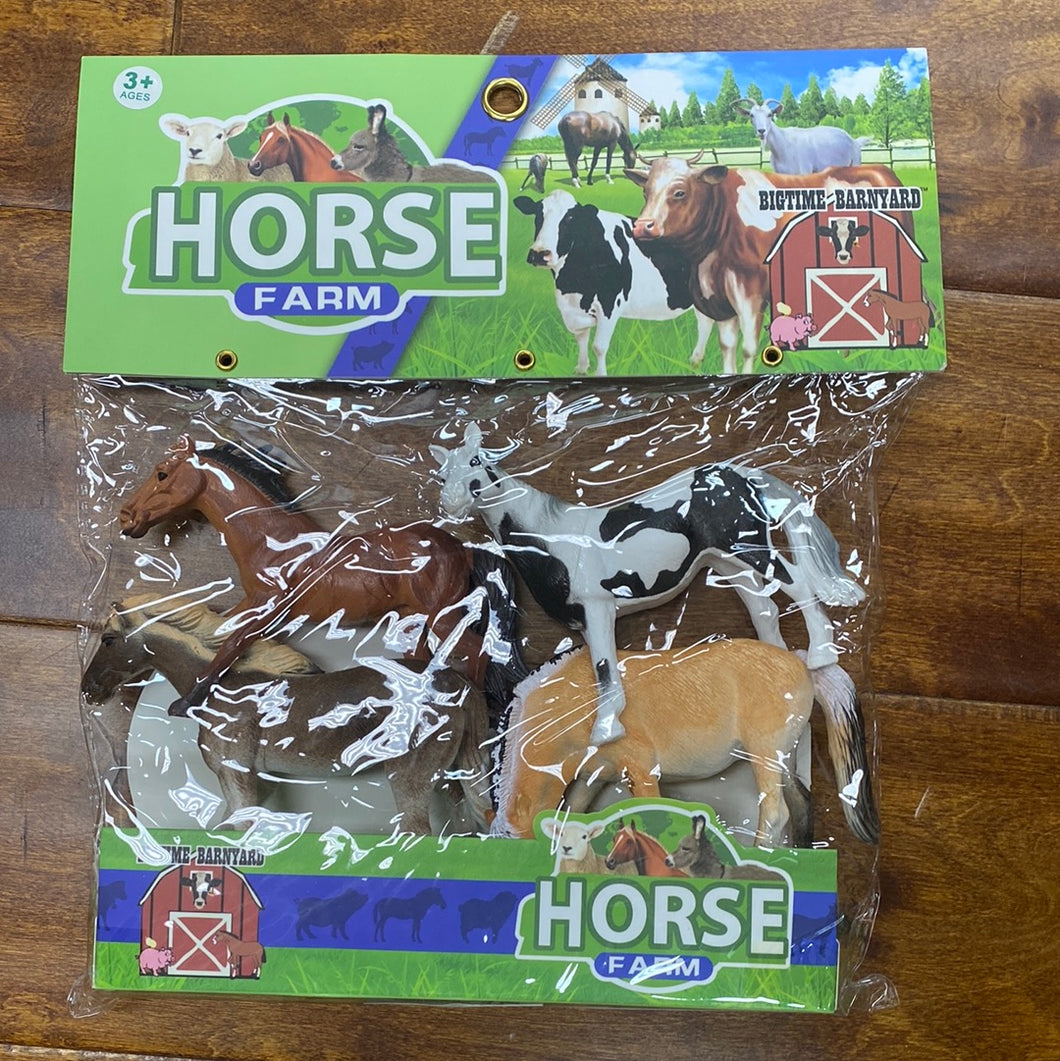 Kids 4pc Horse Set