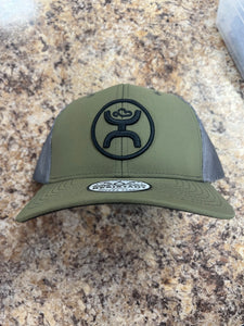Olive Hooey Trucker Hat