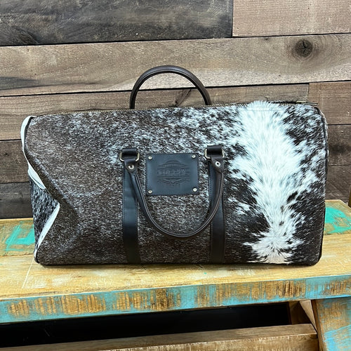 Brown Fur Duffle Bag