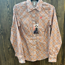 Load image into Gallery viewer, Women’s Multi Colored Cinch Shirt