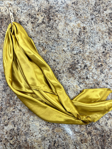 Large Silk Gold Wild Rag