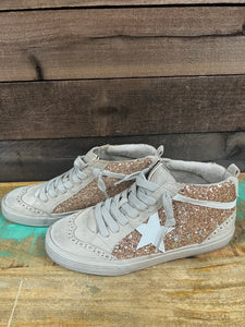 Rina Gold High Top Sneaker