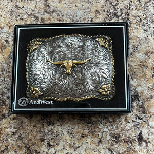 Rectangle Scalloped Buckle