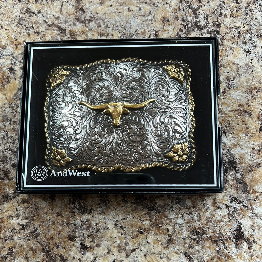 Rectangle Scalloped Buckle