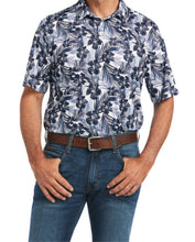 Load image into Gallery viewer, Men’s Ariat Tropical Blue Polo