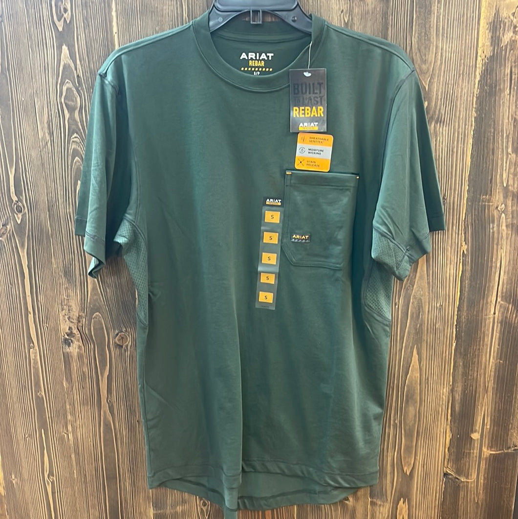 Ariat Rebar Workman Green T-Shirt
