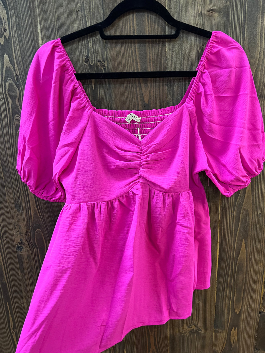 Vintage pink babydoll top
