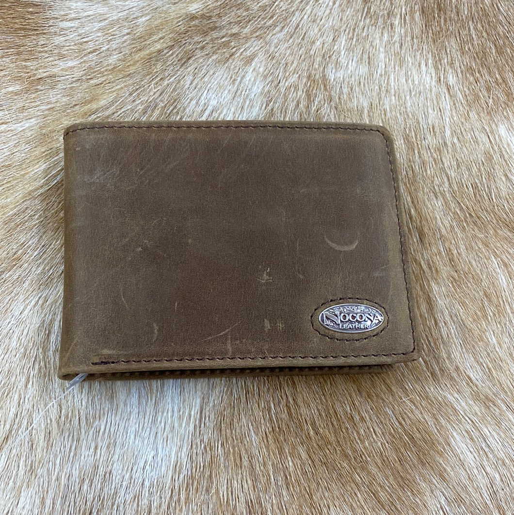 Nocona Brown Leather Wallet