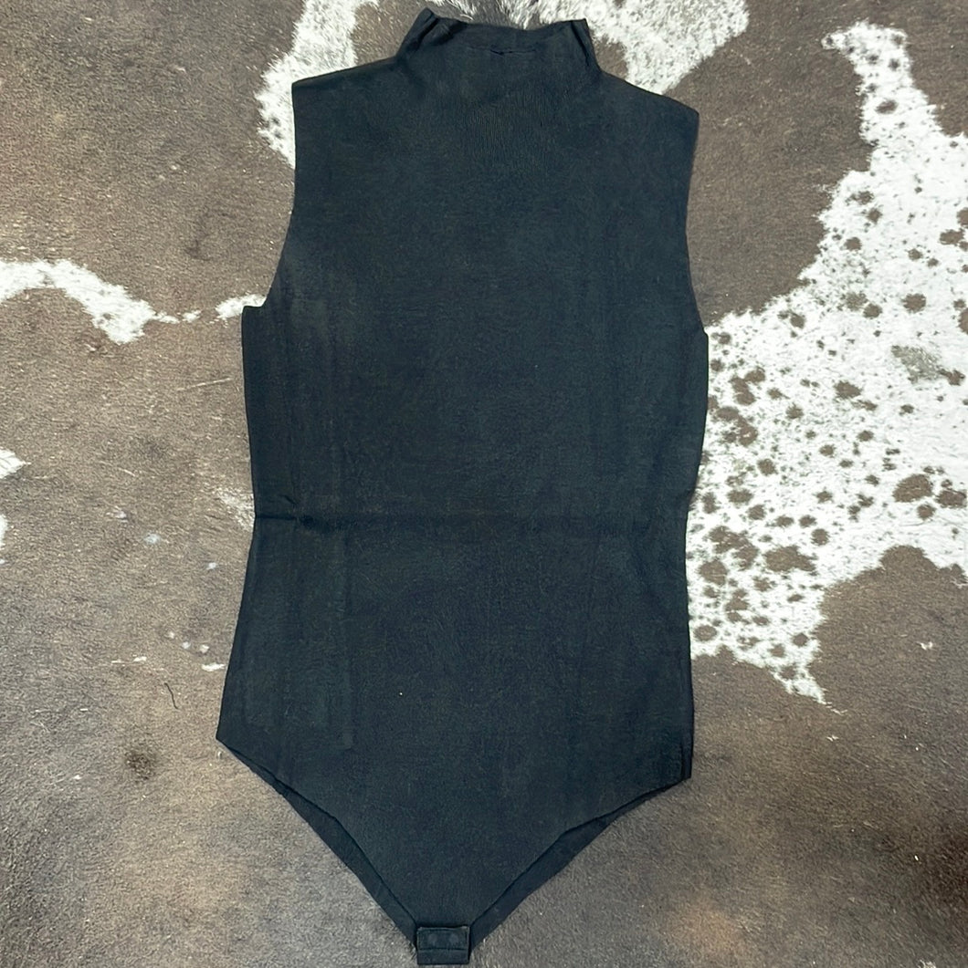 Women’s Black Sweater Body Suit