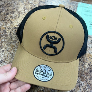 Hooey Spur Tan Logo Trucker Hat