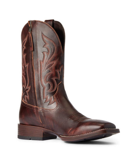 Men’s Slim Zip Ultra Red/Brown Wide Sq. Boot