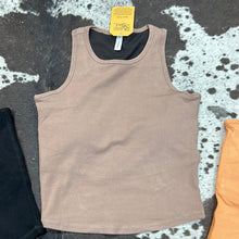 Load image into Gallery viewer, Ribbed Cropped Tank Top