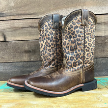 Load image into Gallery viewer, Girl’s Dan Post Makucha Leopard Boot