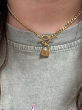 Load image into Gallery viewer, Taylor Shaye Lock &amp; Toggle Necklace