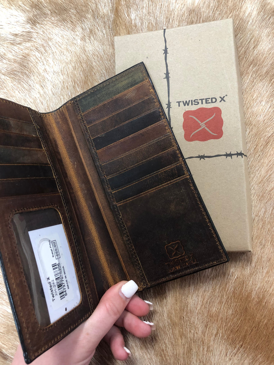 Twisted X Brown Leather Rodeo Wallet – Rustic Soul