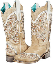 Load image into Gallery viewer, Women&#39;s Corral White Overlay &amp; Embroidery Boot