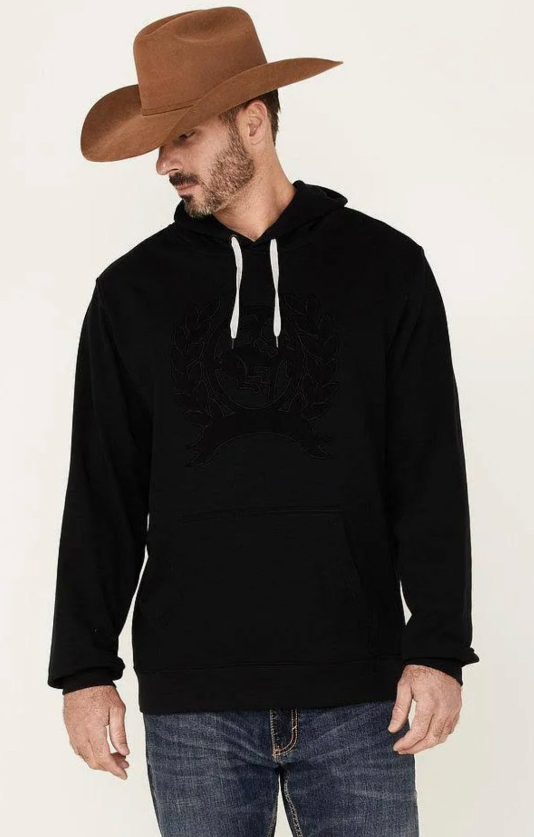 Men’s Black Cinch Hoodie