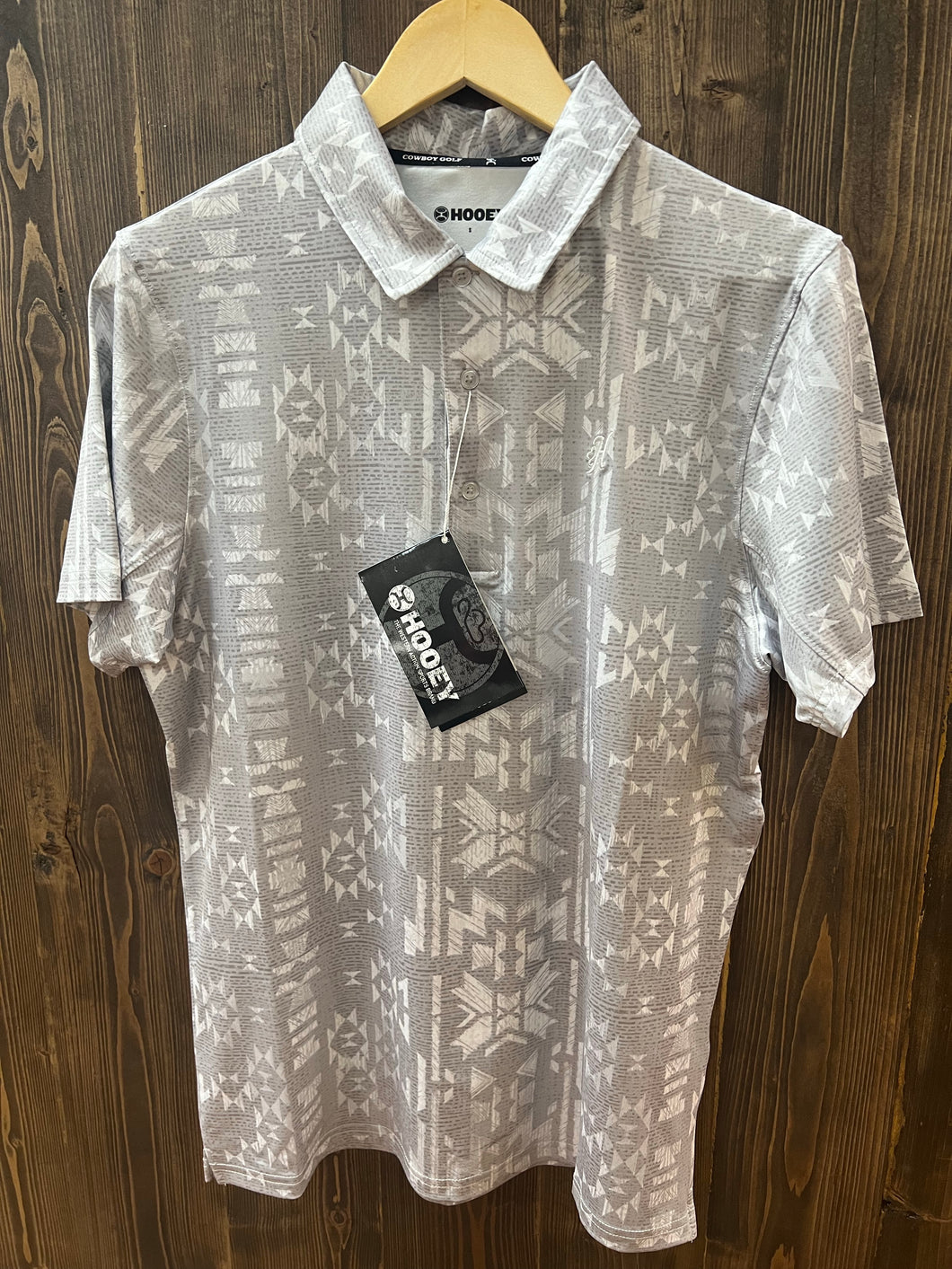 Men’s Hooey Light Grey Polo