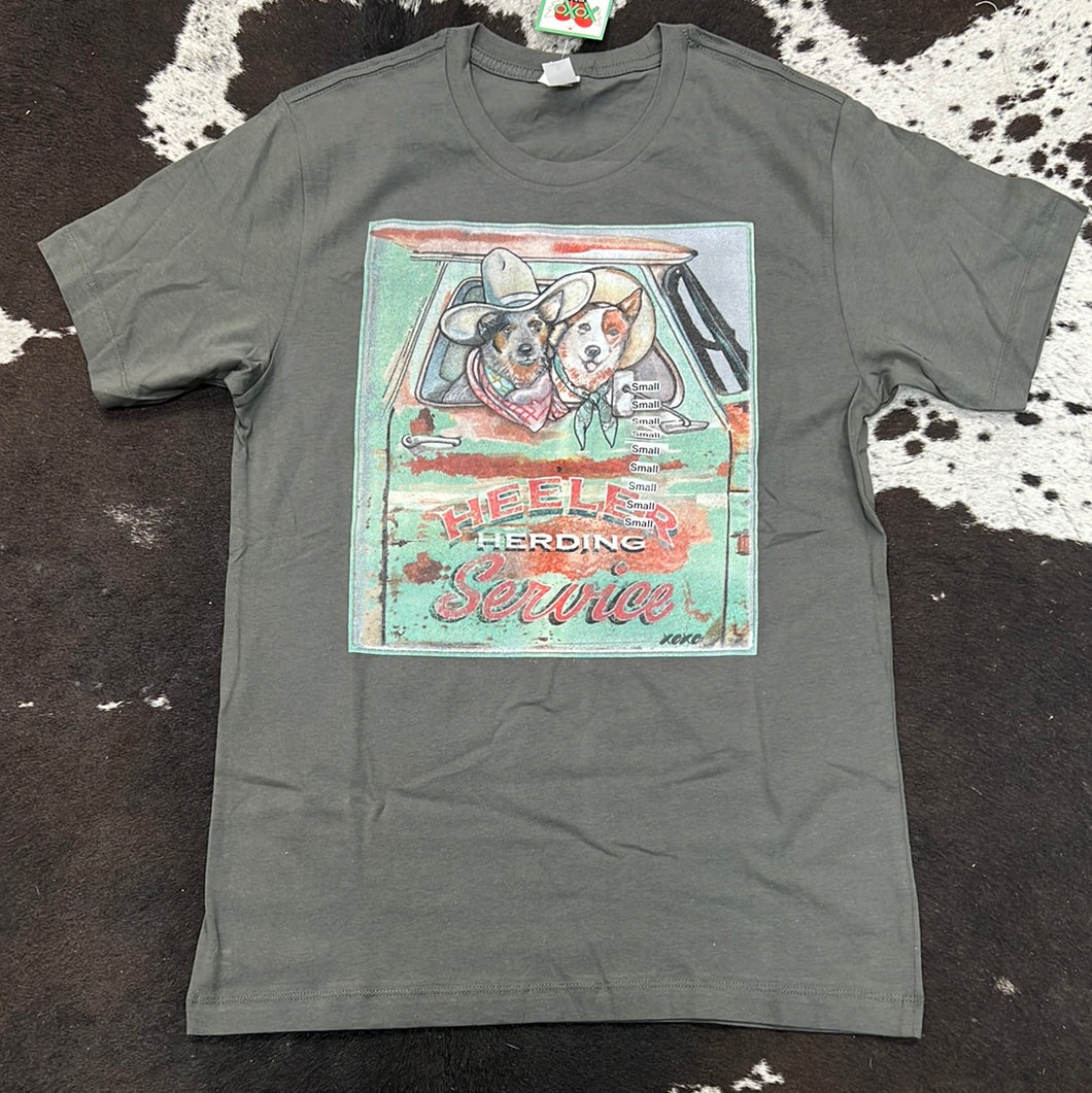 Heeler Herding Service Tee