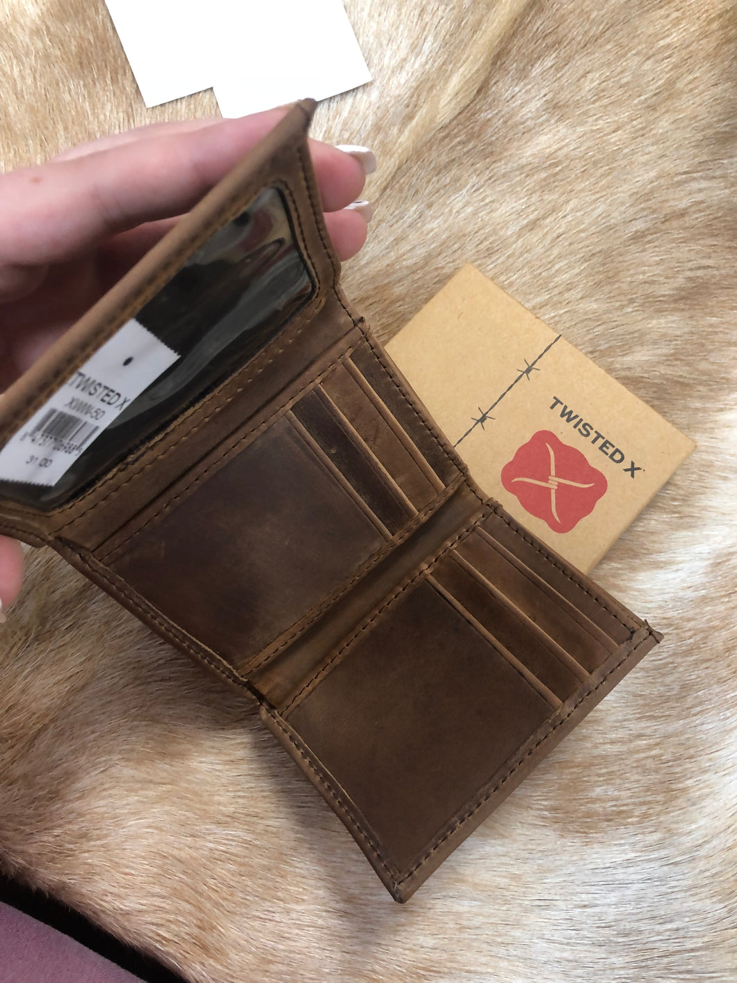 Twisted X Bay Apache Bifold Wallet