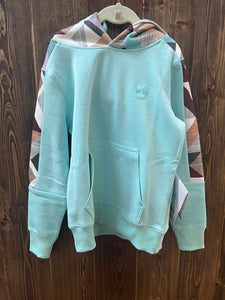 Youth Girls Canyon Turquoise Hoodie