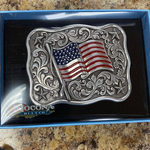 American Flag Buckle