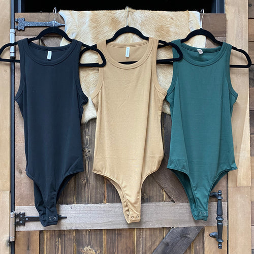 Ribbed Sleeveless BodySuit