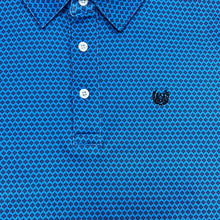 Load image into Gallery viewer, Men’s Geo Button Knit Polo