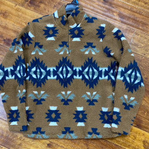 Men’s Brown Aztec Pullover