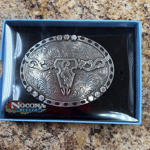 Men’s Silver Bull Buckle