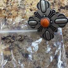 Load image into Gallery viewer, Silver/Stone Scarf Slide