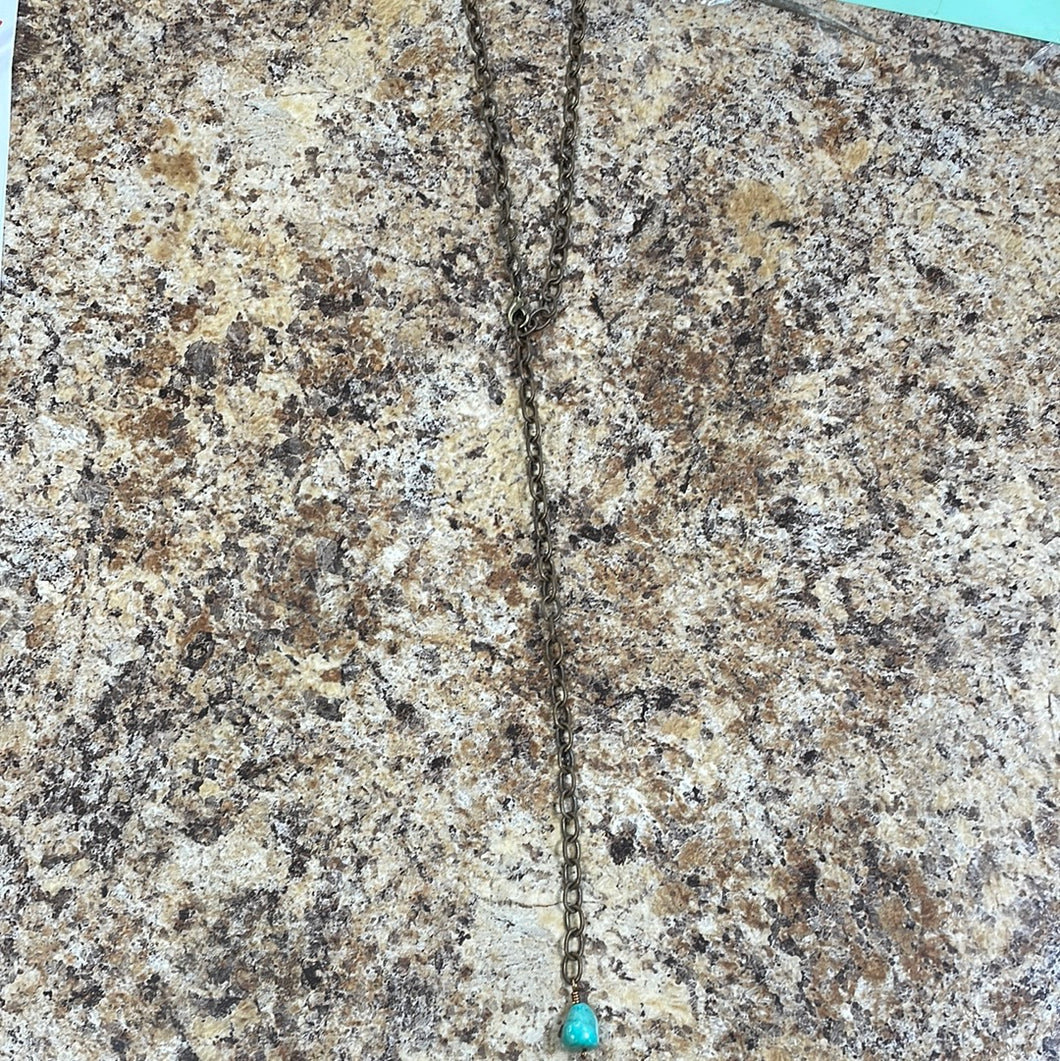 Bronze Chain Lariat