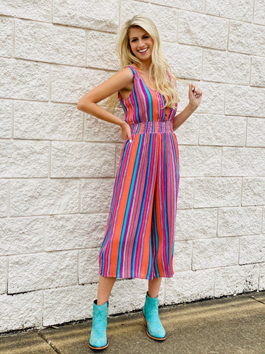 Serape Stripe Jumpsuit