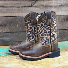Load image into Gallery viewer, Girl’s Dan Post Makucha Leopard Boot