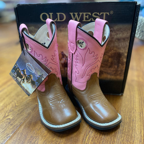 Old West Pink Kid's Boot