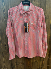 Load image into Gallery viewer, Women’s Pink Arena Flex Button Up