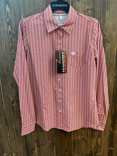 Women’s Pink Arena Flex Button Up