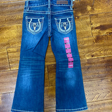 Load image into Gallery viewer, Girl’s Longhorn Mid Rise Boot Jeans.