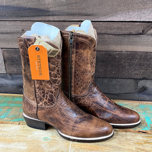 Men's Cognac Stetson Boots