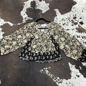 Women’s Black Taupe Shirt